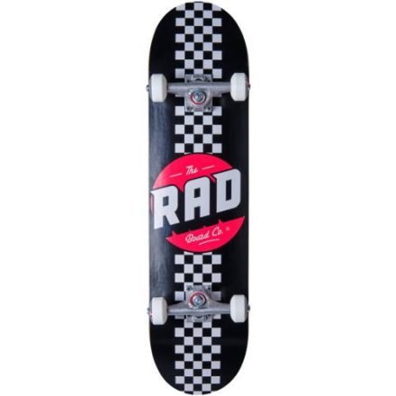 RAD Checker Stripe 7.25" Gördeszka - Fekete